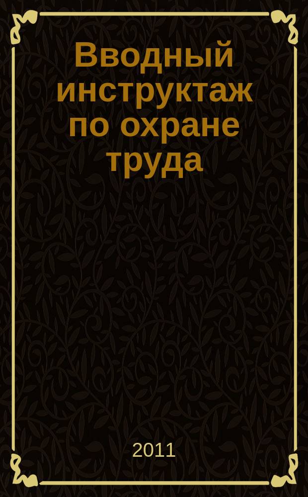 Вводный инструктаж по охране труда : учебный видеоролик