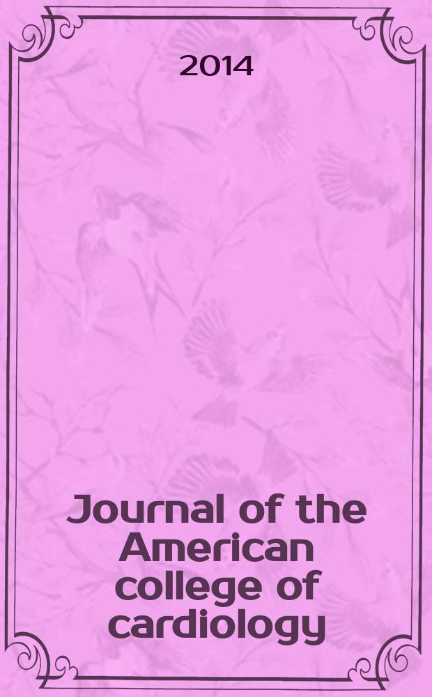 Journal of the American college of cardiology : JACC. Vol. 64, № 14