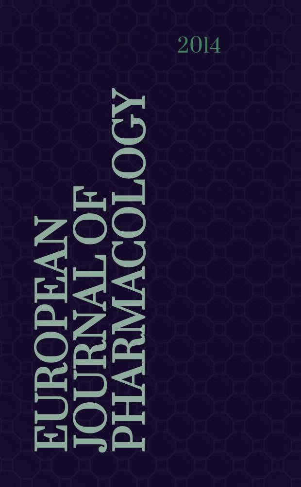 European journal of pharmacology : An intern. j. Vol. 744