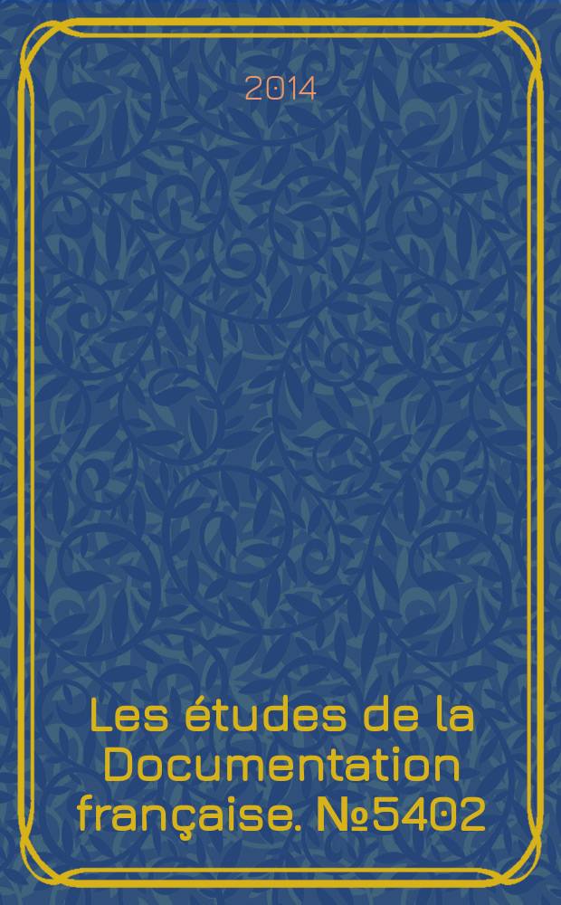 Les études de la Documentation française. № 5402/03 : La délinquance des jeunes = Преступность среди молодежи