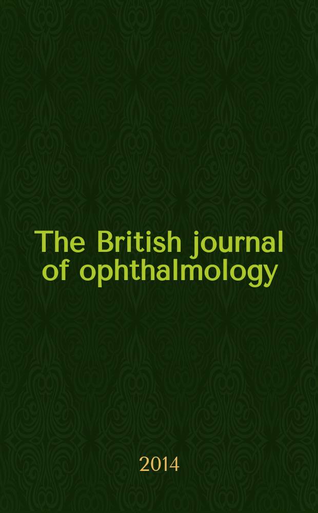 The British journal of ophthalmology : Incorporating The r. London ophthalmic hospital reports, The Ophthalmic review and The ophthalmoscope. Vol. 98, № 11