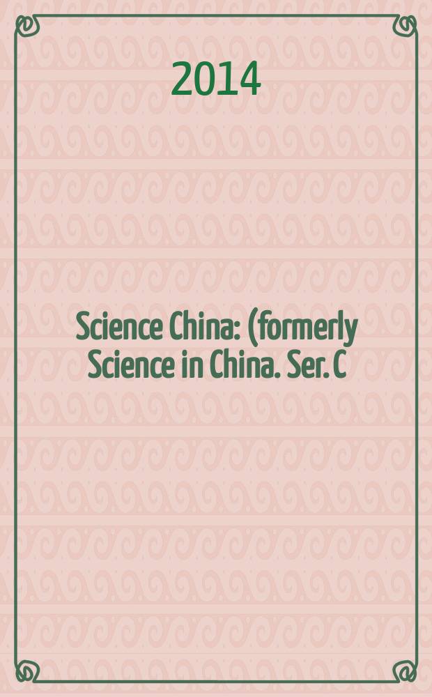 Science China : (formerly Science in China. Ser. C: Life sciences). Vol. 57, № 11