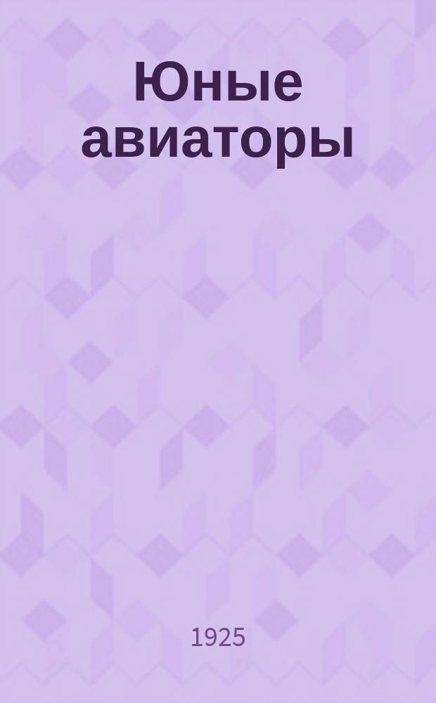 Юные авиаторы : (Как пионеру сделать летающую модель самолета)