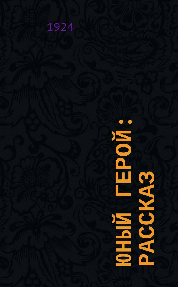 Юный герой : Рассказ : Пер. с нем