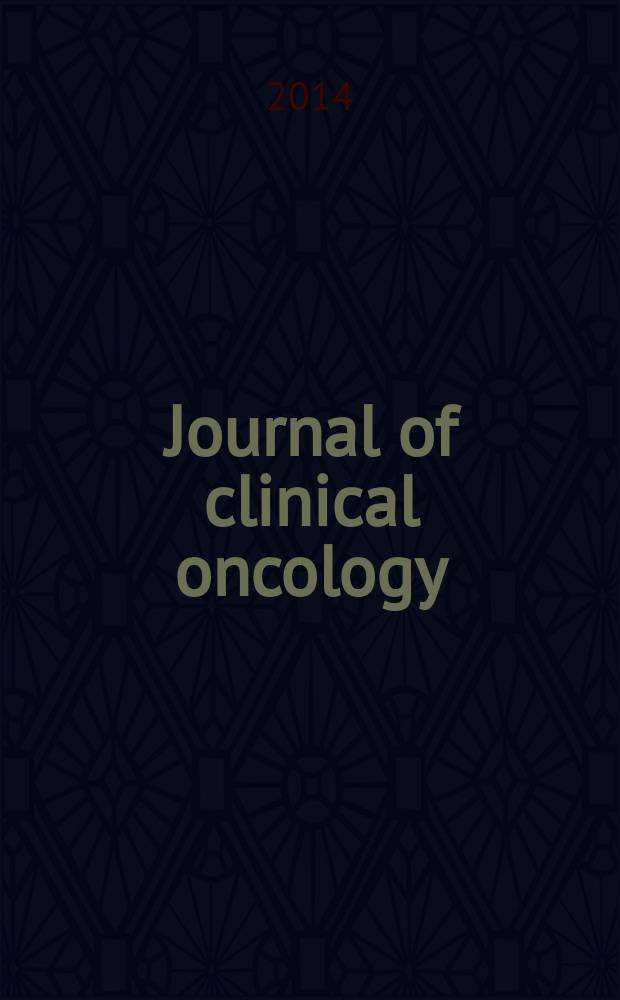 Journal of clinical oncology : официальный перевод избранных статей из Journal of clinical oncology публикация Американского общества клинической онкологии. Т. 8, № 4
