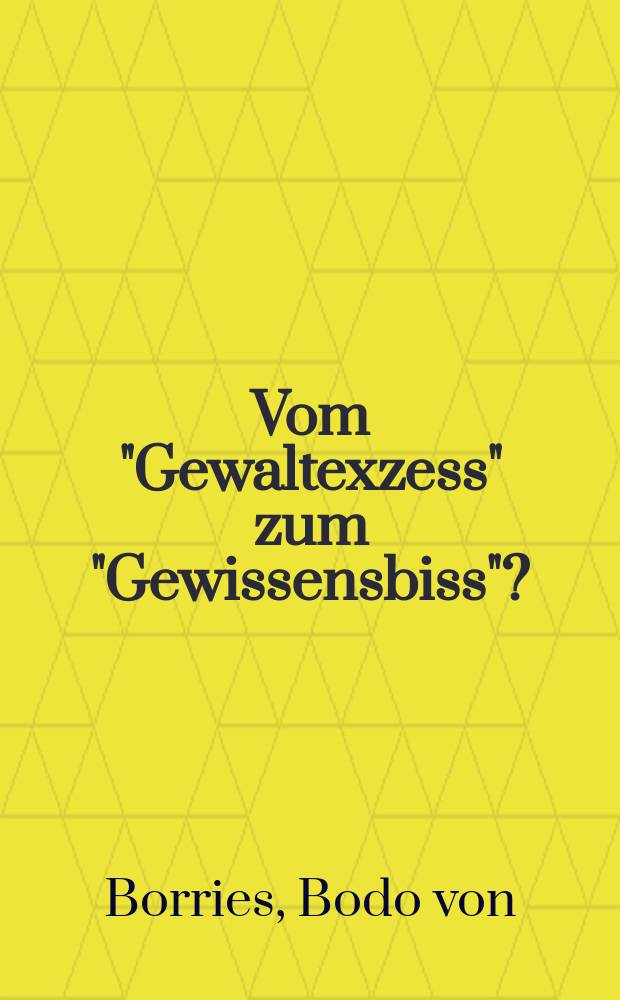 Vom "Gewaltexzess" zum "Gewissensbiss"? : autobiografische Zeugnisse zu Formen und Wandlungen elterlicher Strafpraxis im 18. Jahrhundert = Из "сверх насилия" для "раскаяния"