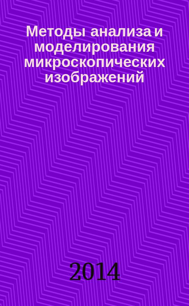 Методы анализа и моделирования микроскопических изображений : научное электронное издание : монография