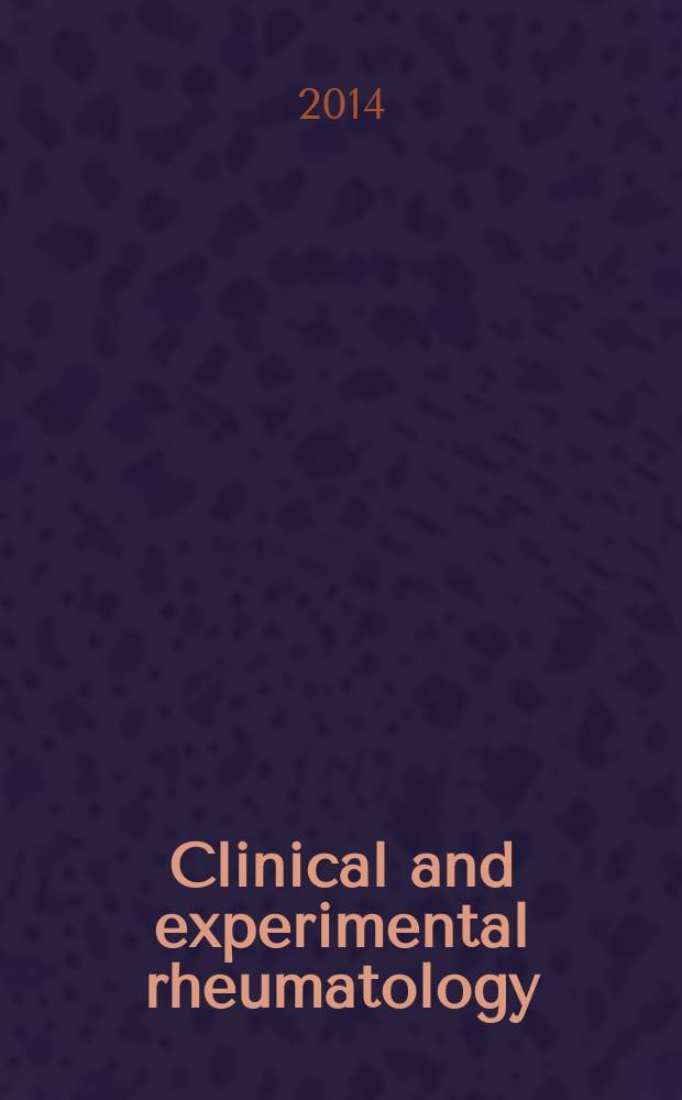 Clinical and experimental rheumatology : An Intern. j. of rheumatic a. connective tissue diseases. Vol. 32, № 6