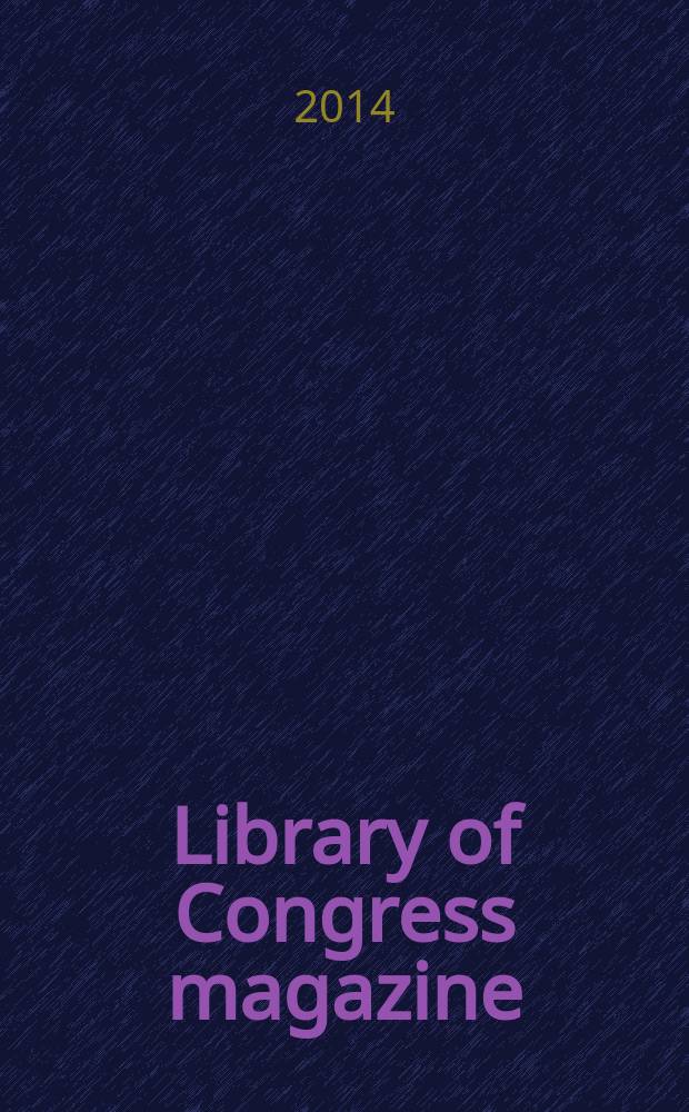 Library of Congress magazine : LCM. Vol. 3, № 6