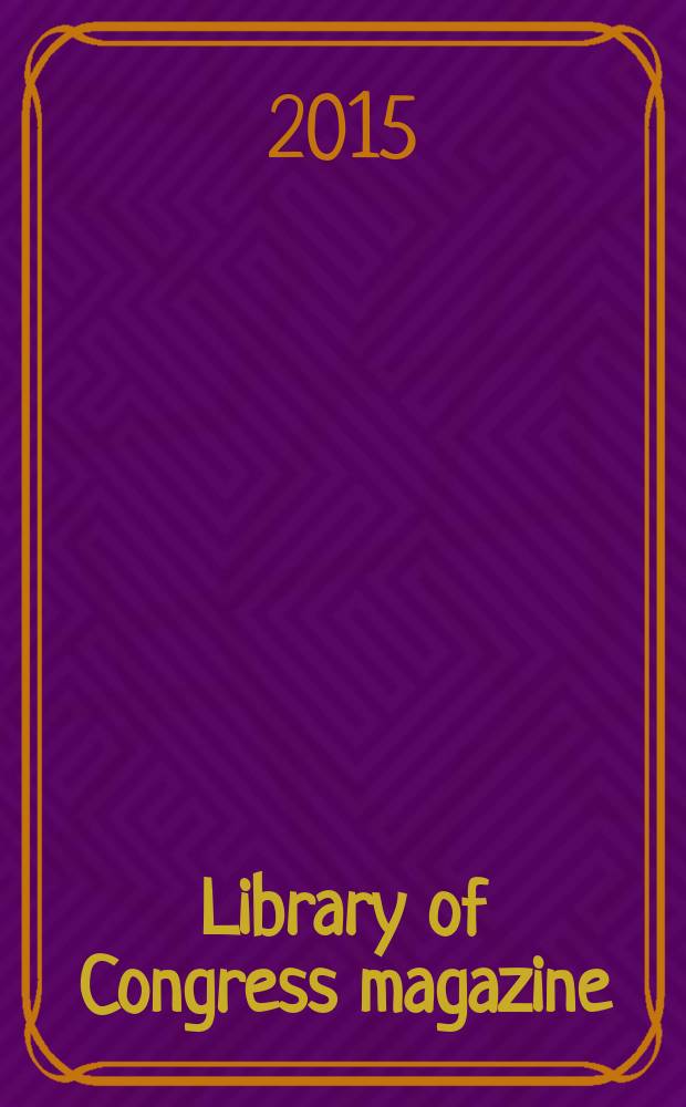 Library of Congress magazine : LCM. Vol. 4, № 1