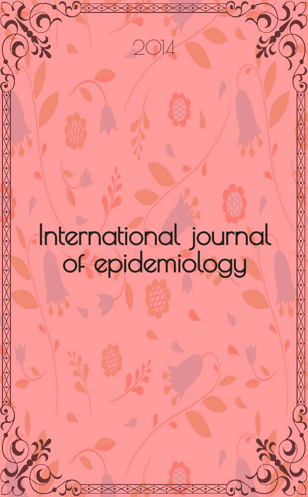 International journal of epidemiology : Offic. journal of the Intern. epidemiol. assoc. Vol. 43, № 6