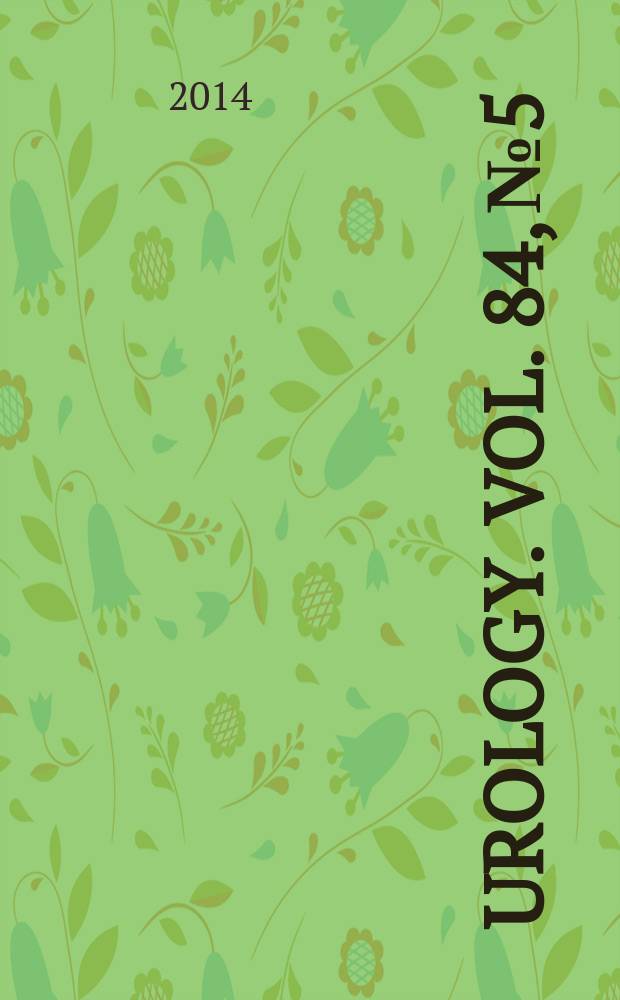Urology. Vol. 84, № 5