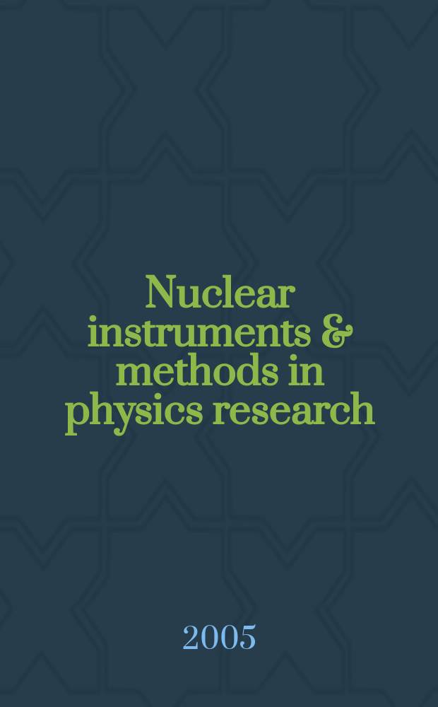 Nuclear instruments & methods in physics research : a journal on accelerators, instrumentation and techniques applied to research in nuclear and atomic physics, materials science and related fields in physics. Vol. 551, № 1 : Applications of linear and area detectors for X-ray and neutron diffraction and spectroscopy