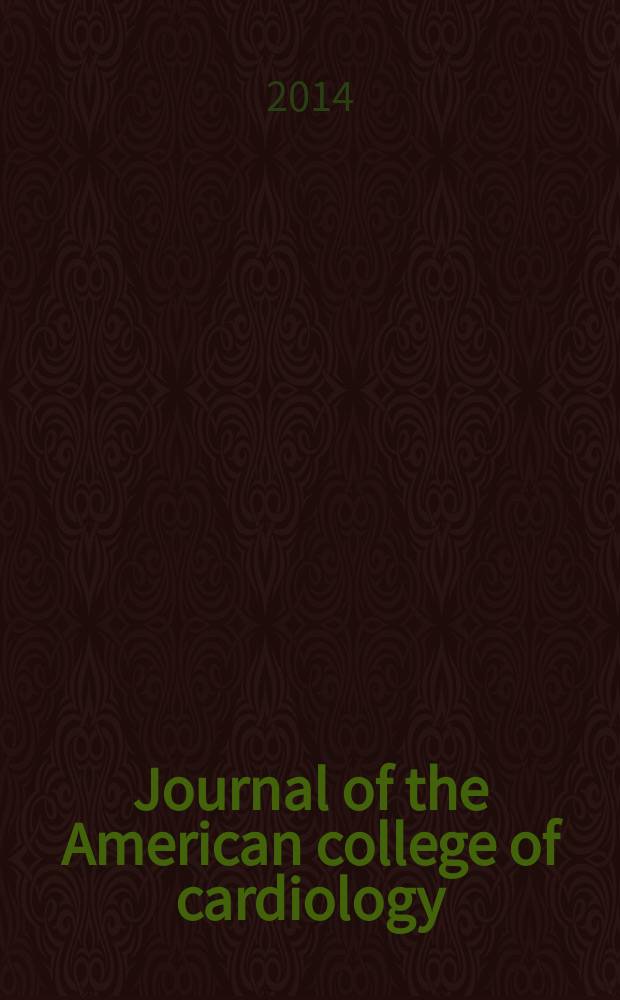Journal of the American college of cardiology : JACC. Vol. 64, № 20