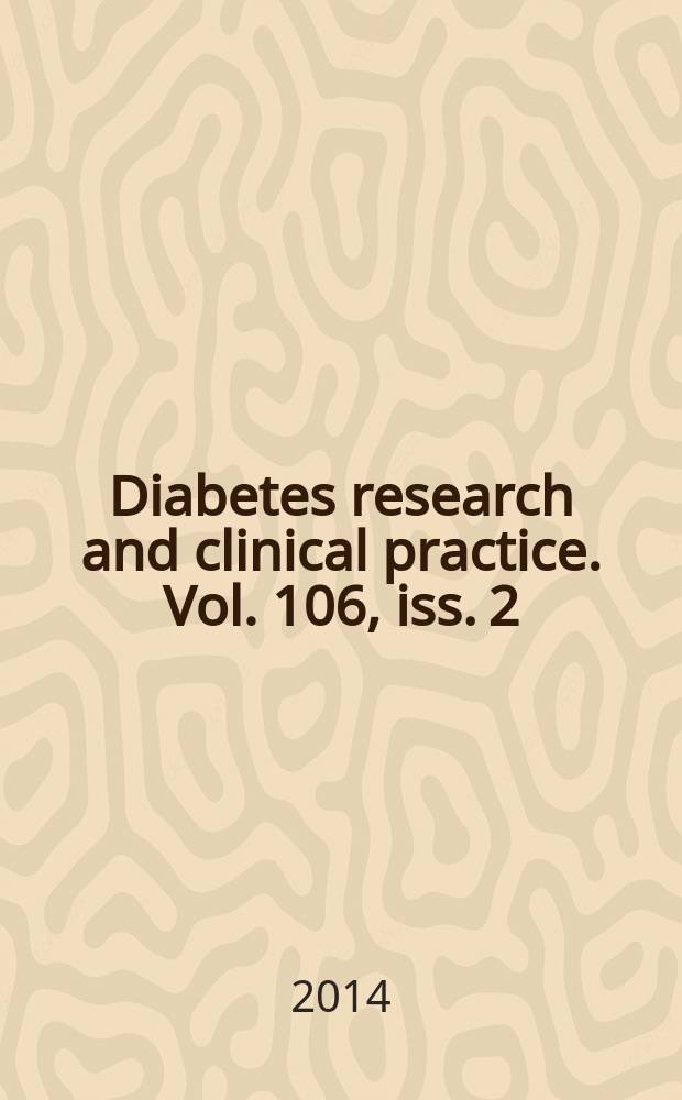 Diabetes research and clinical practice. Vol. 106, iss. 2
