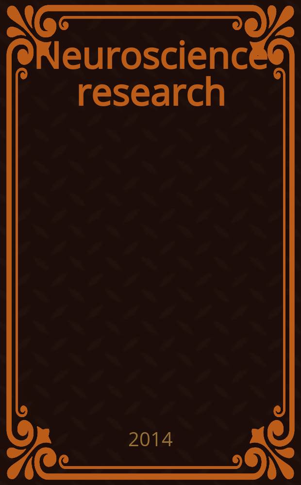 Neuroscience research : The offic. j. of the Japan neuroscience soc. Vol. 87