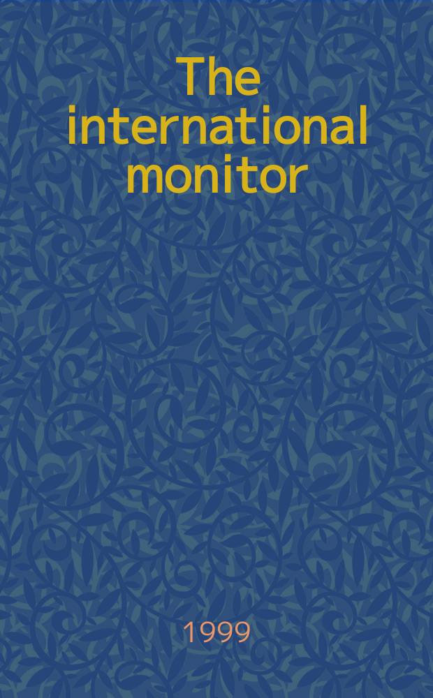 The international monitor : reviews of current key literature on hemophilia. Vol. 7, № 2