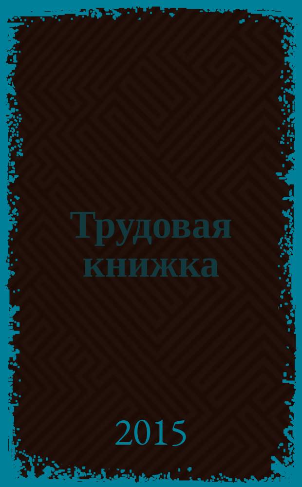 Трудовая книжка: новые правила ведения и хранения : с учетом новых норм Трудового кодекса РФ : практическое пособие : ля работников кадровой службы и юристов
