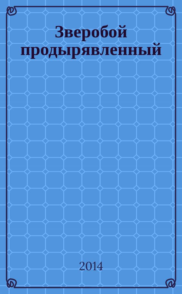 Зверобой продырявленный (Hypericum perforatum L.) в культуре на европейском Северо-Востоке