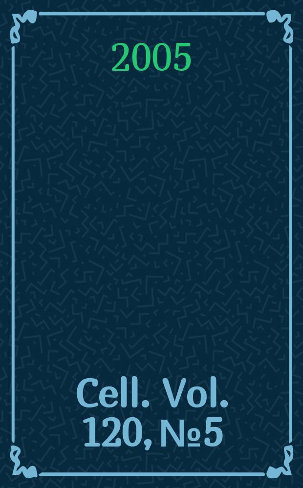 Cell. Vol. 120, № 5