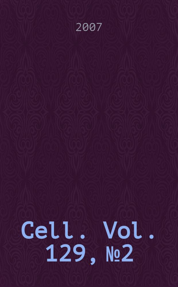 Cell. Vol. 129, № 2