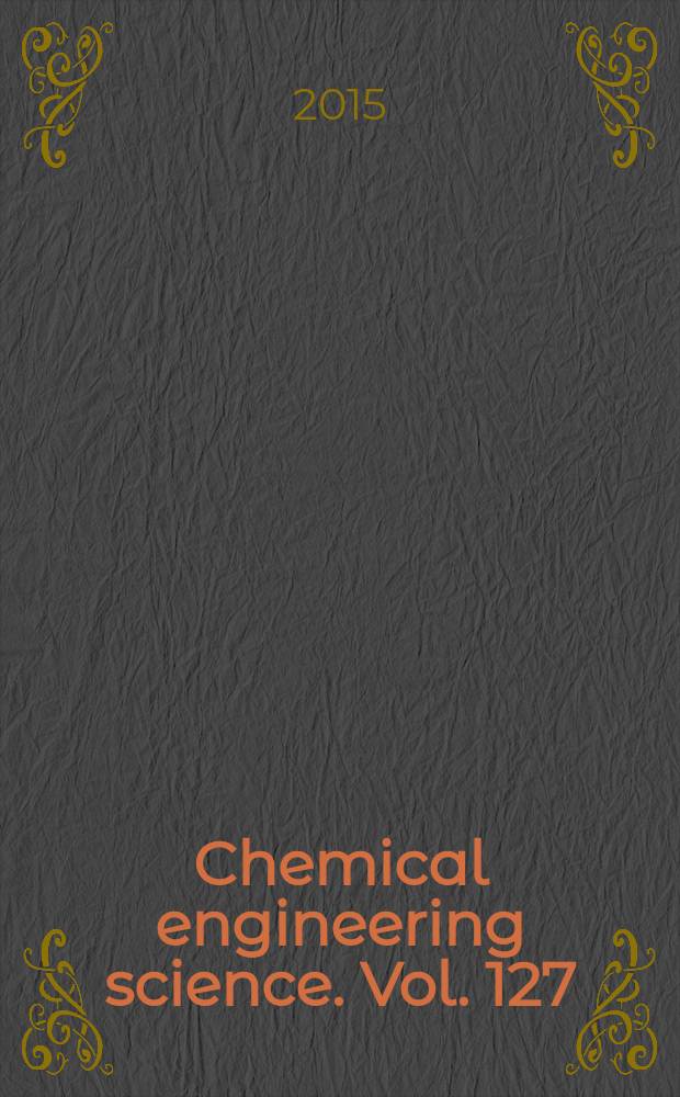 Chemical engineering science. Vol. 127