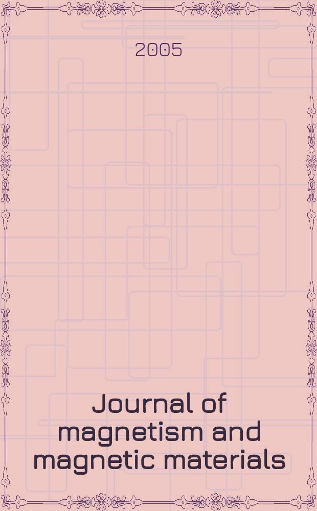 Journal of magnetism and magnetic materials : MMM. Vol. 293, № 2