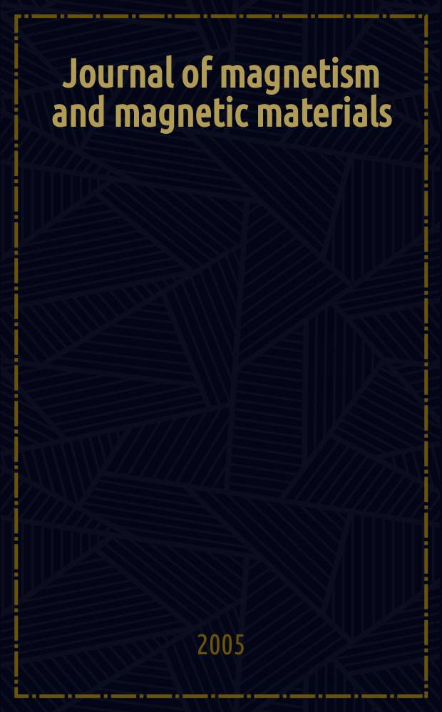 Journal of magnetism and magnetic materials : MMM. Vol. 295, № 1