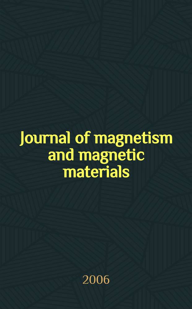 Journal of magnetism and magnetic materials : MMM. Vol. 303, № 1