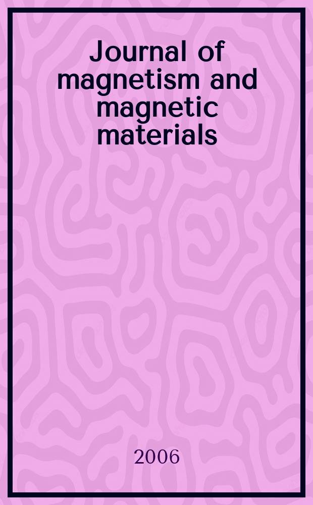 Journal of magnetism and magnetic materials : MMM. Vol. 307, № 1