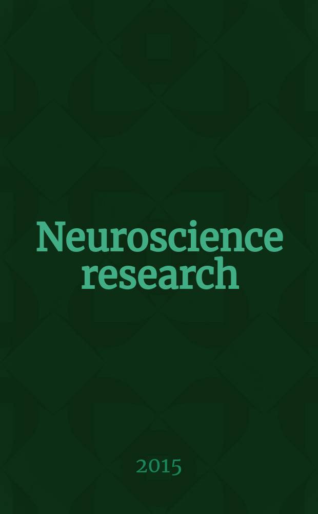 Neuroscience research : The offic. j. of the Japan neuroscience soc. Vol. 90 : Social neurosciences = Социальная нейронаука.