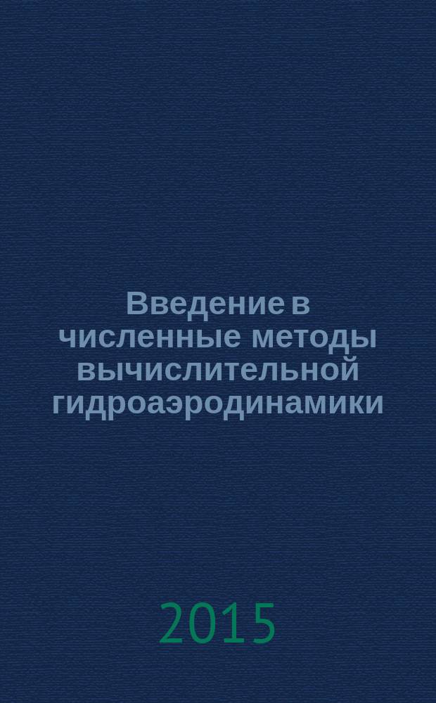 Введение в численные методы вычислительной гидроаэродинамики : учебно-методическое пособие