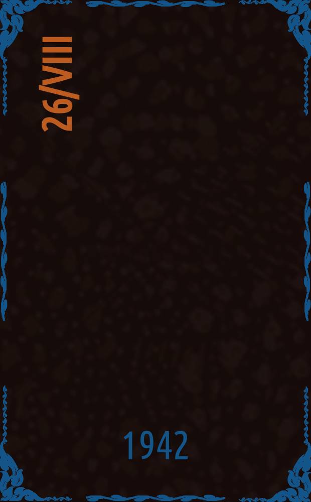 1942, 26/VIII