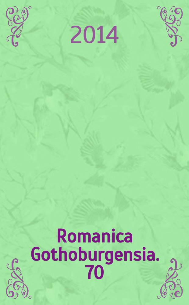 Romanica Gothoburgensia. 70 : Le Temps fait tout &agrave; l'affaire = Время все делает случайным