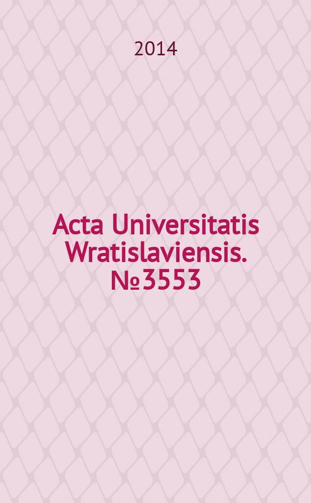 Acta Universitatis Wratislaviensis. № 3553 : Praga, Wrocław i Kraków = Прага, Вроцлав и Краков: публичное и частное пространство на переломе средневековья