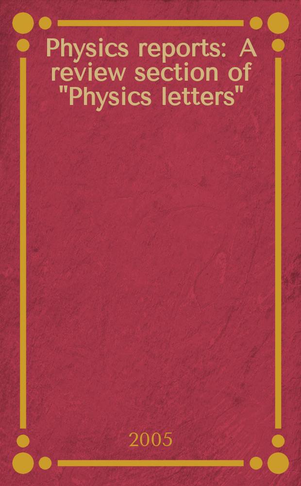 Physics reports : A review section of "Physics letters" (Sect. C). Vol. 418, № 1/6 : Unraveling hadron structure with generalized parton distributions