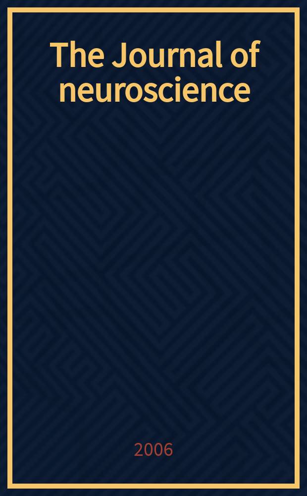 The Journal of neuroscience : The official journal of the Society for neuroscience. Vol. 26, № 50