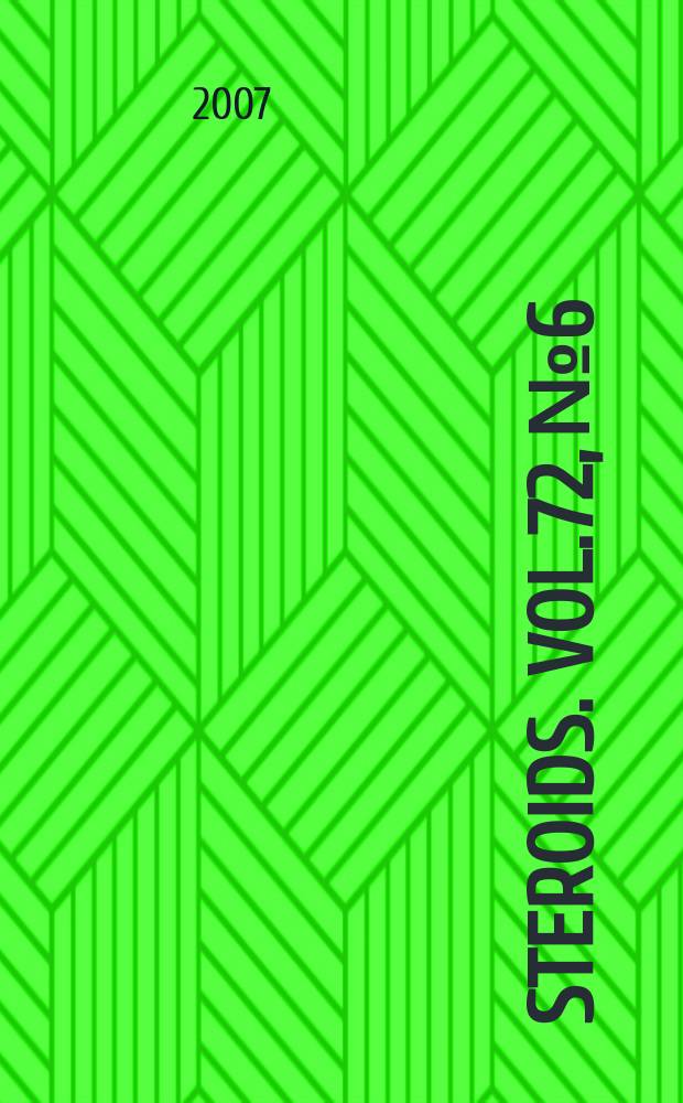 Steroids. Vol.72, № 6/7