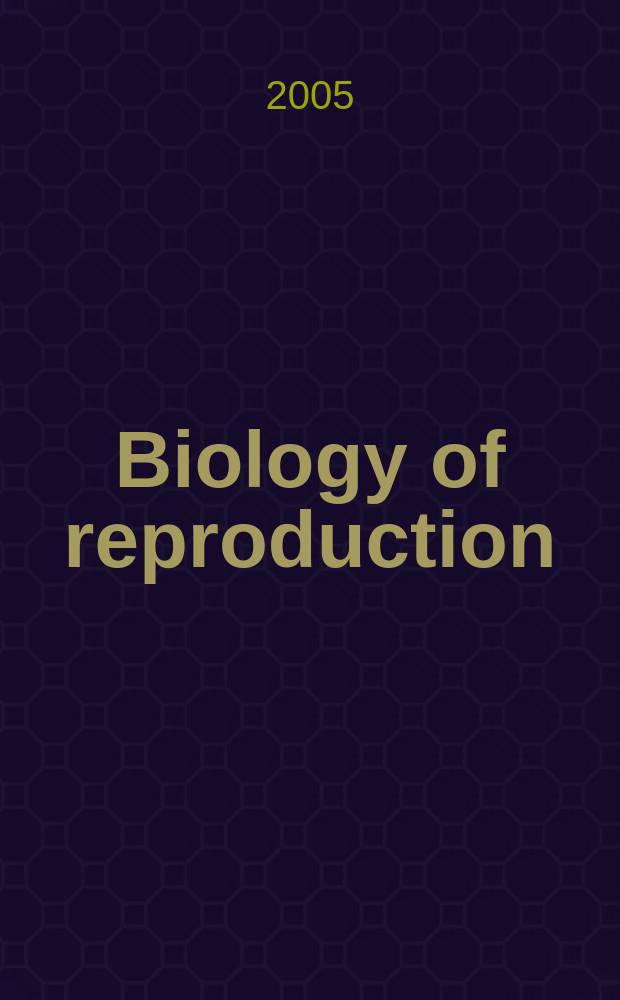 Biology of reproduction : Offic. j. of the Soc. for the study of reproduction. Vol. 72, № 1