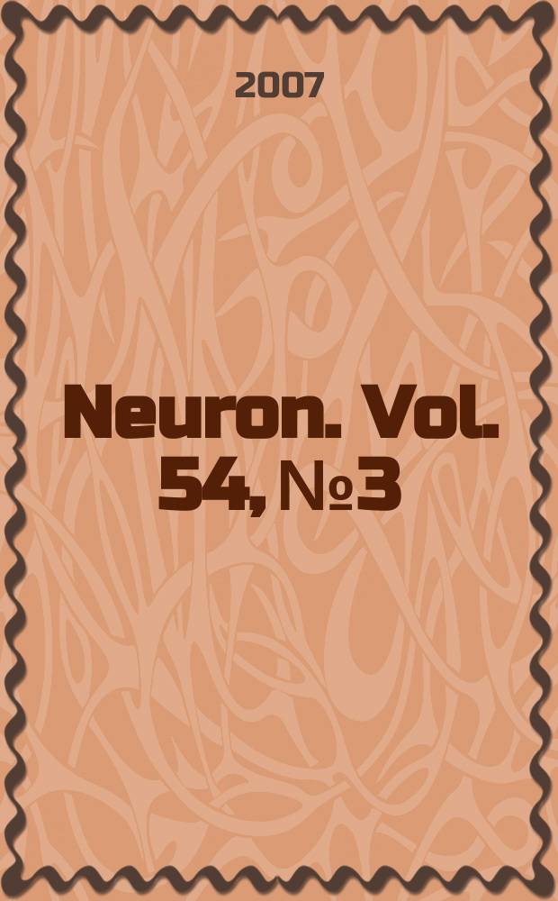 Neuron. Vol. 54, № 3