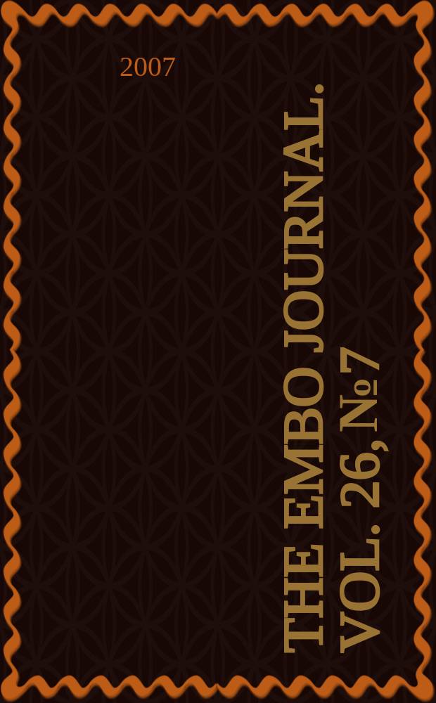 The EMBO journal. Vol. 26, № 7