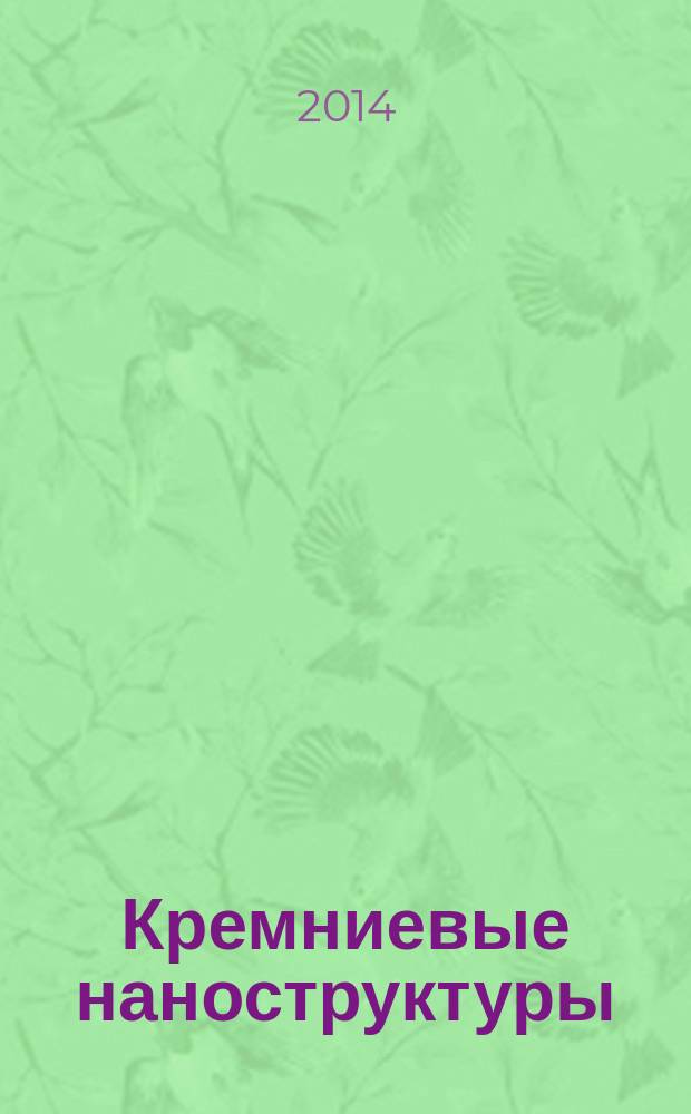 Кремниевые наноструктуры : физика, технология, моделирование : монография