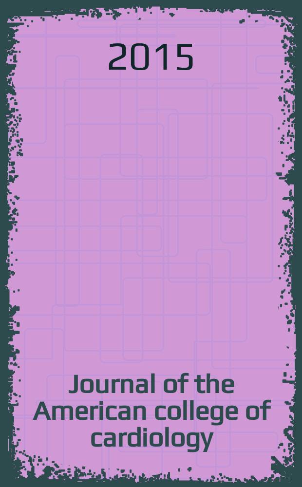 Journal of the American college of cardiology : JACC. Vol. 65, № 10