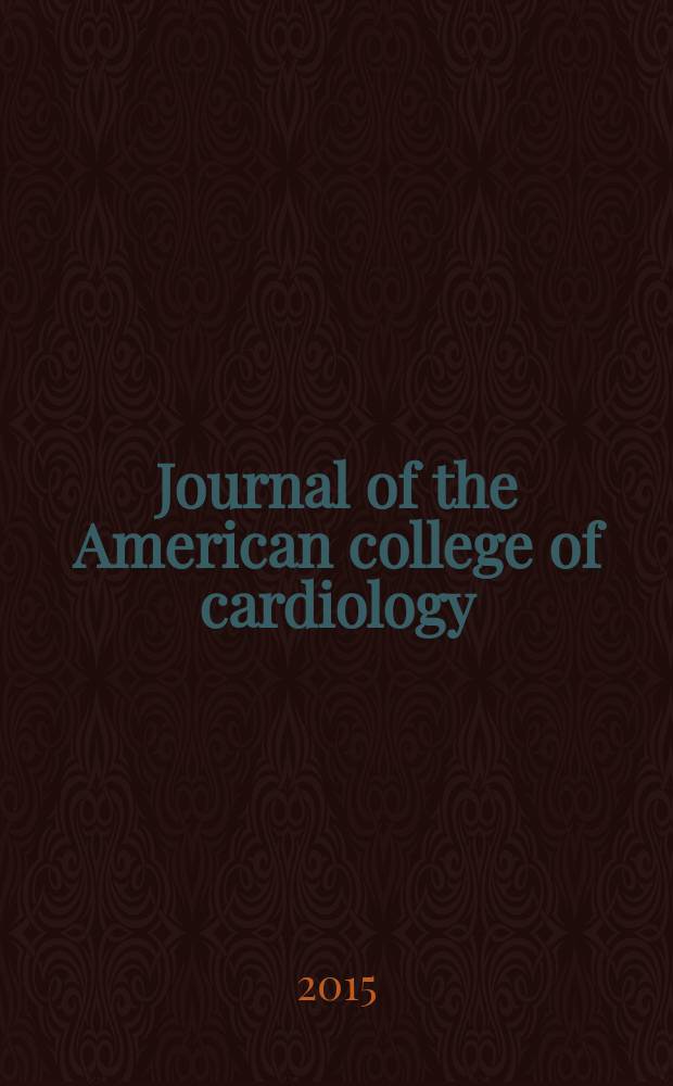 Journal of the American college of cardiology : JACC. Vol. 65, № 5