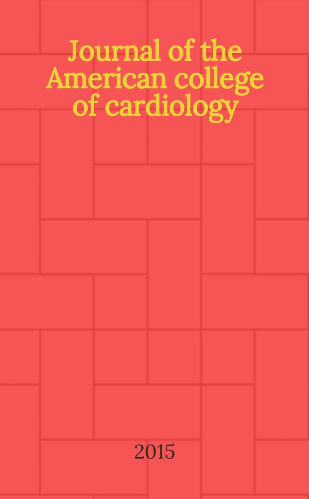 Journal of the American college of cardiology : JACC. Vol. 65, № 2