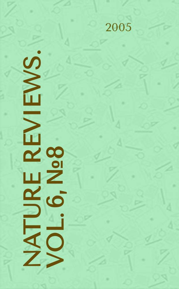 Nature reviews. Vol. 6, № 8