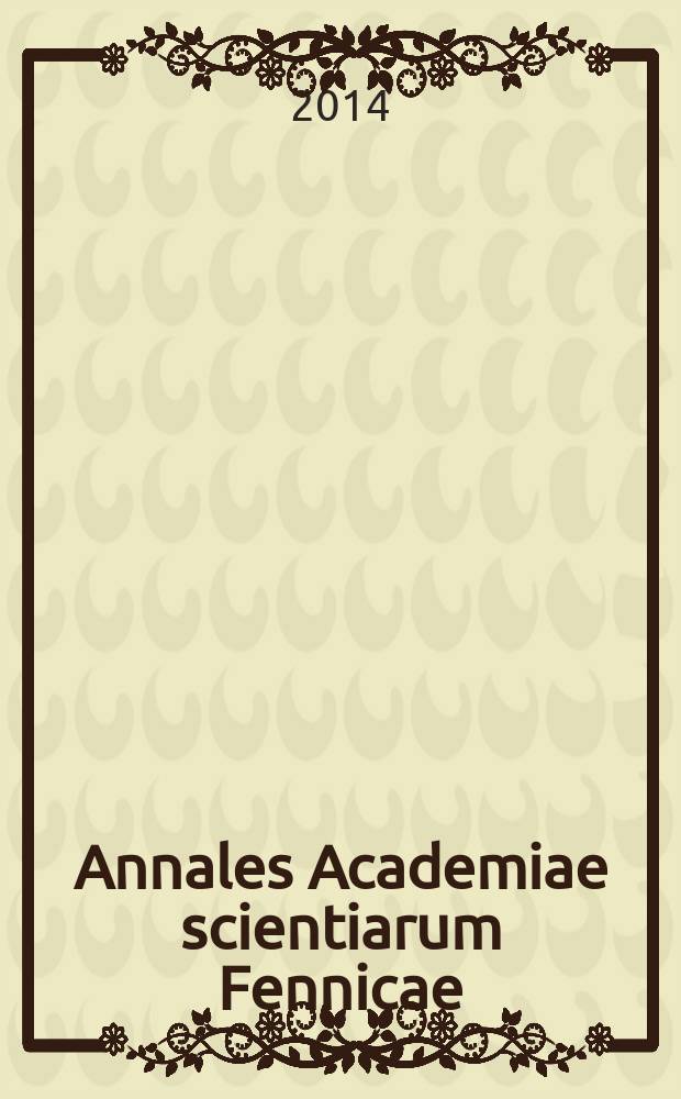 Annales Academiae scientiarum Fennicae : The viking age in Åland = Эпоха викингов на Аландских островах