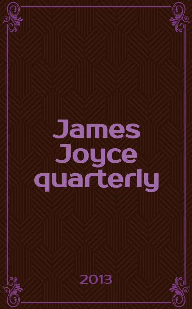 James Joyce quarterly : JJQ. Vol. 50, № 3