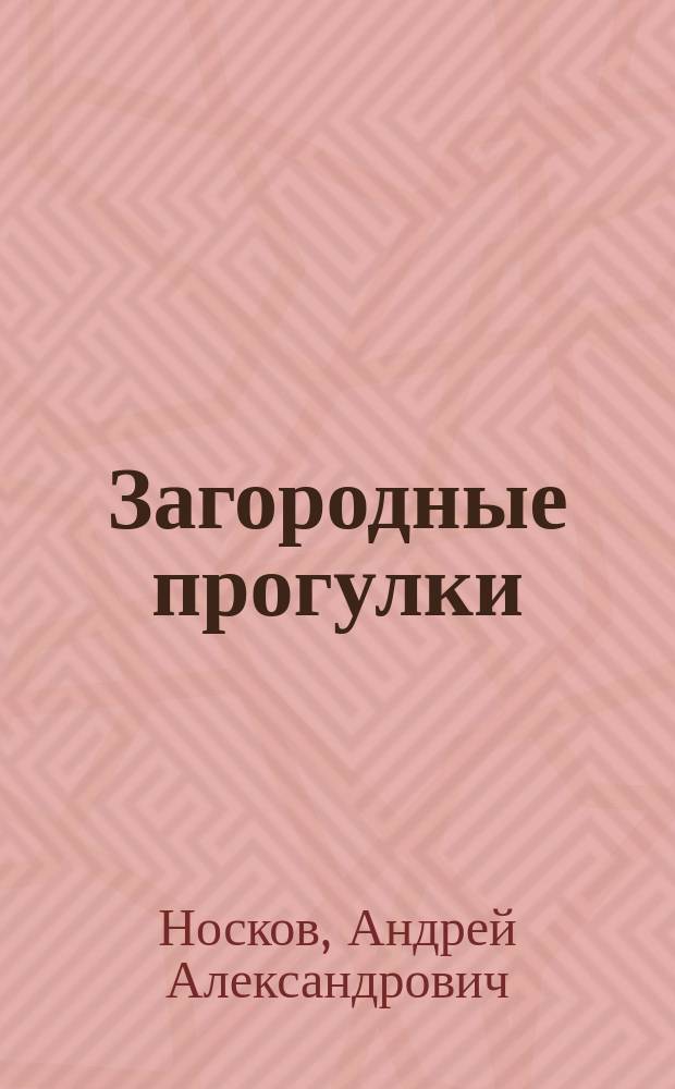 Загородные прогулки : стихи