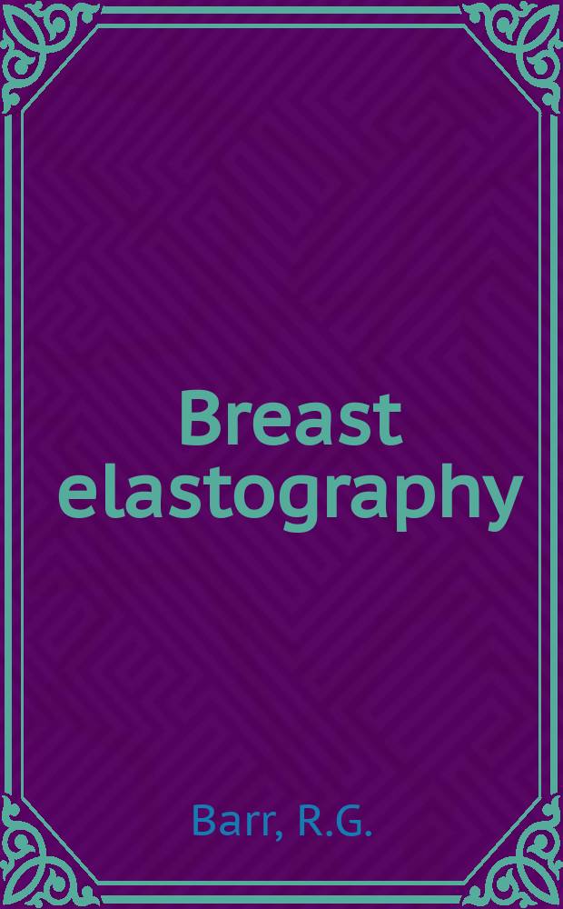 Breast elastography